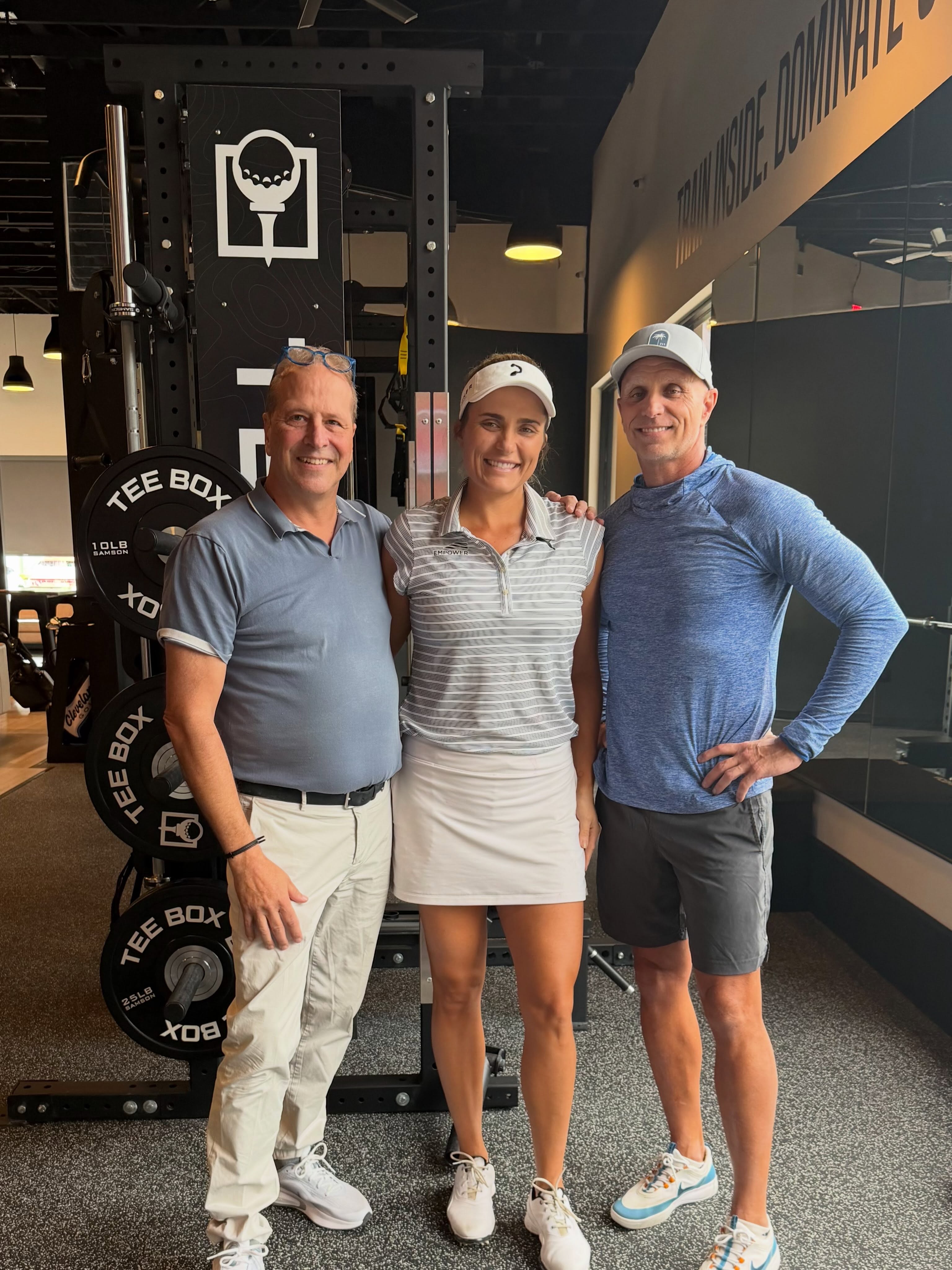 Great having @lexi at Tee Box Delray today getting some work in with Mike and Clay. ⛳️

Always a good day when one of the game&rsquo;s best stops by.

