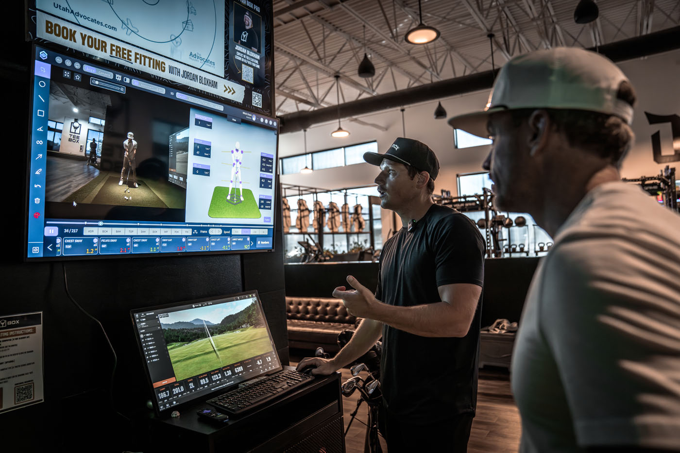 A Tee Box Pro supporting golf development through a performance assessment.
