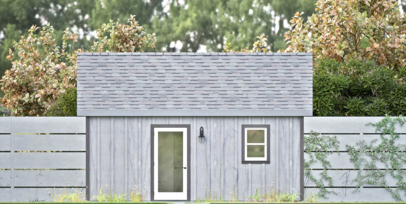 Anchored Tiny Homes model B-364 exterior 2.