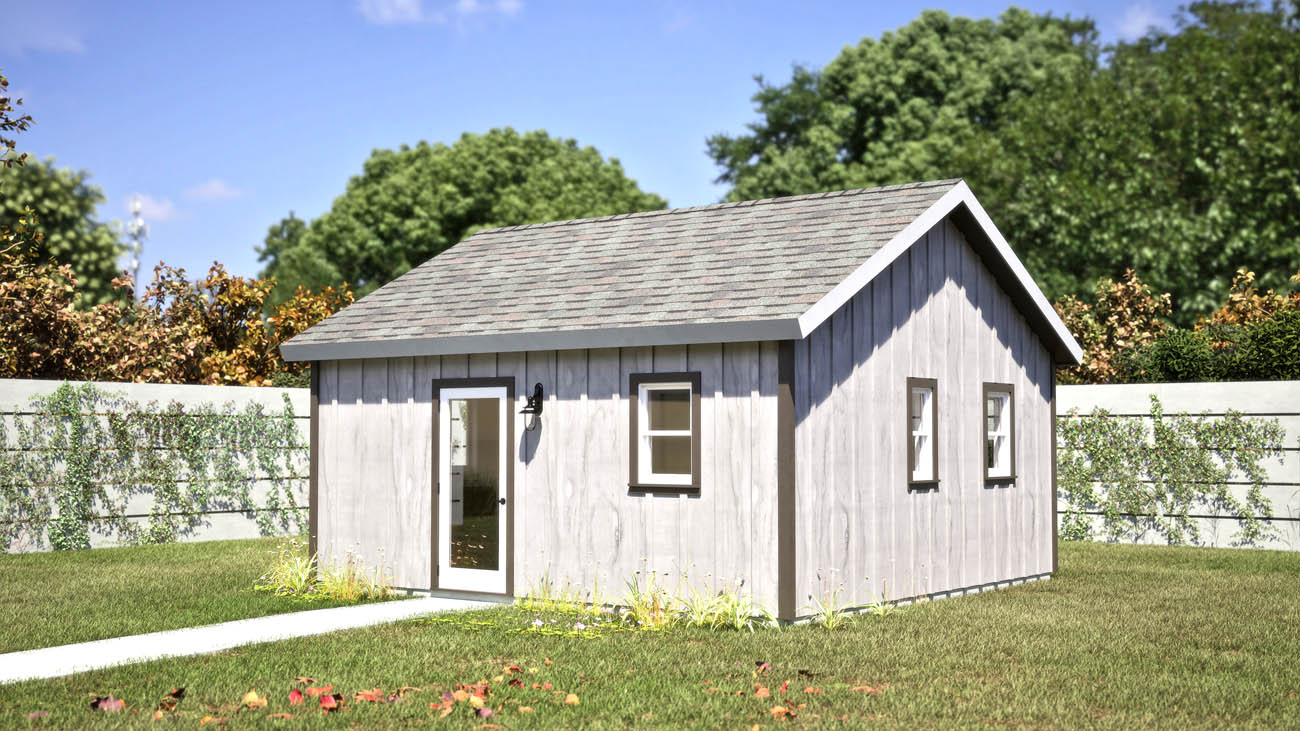 Anchored Tiny Homes B-364 1 bedroom ADU model.