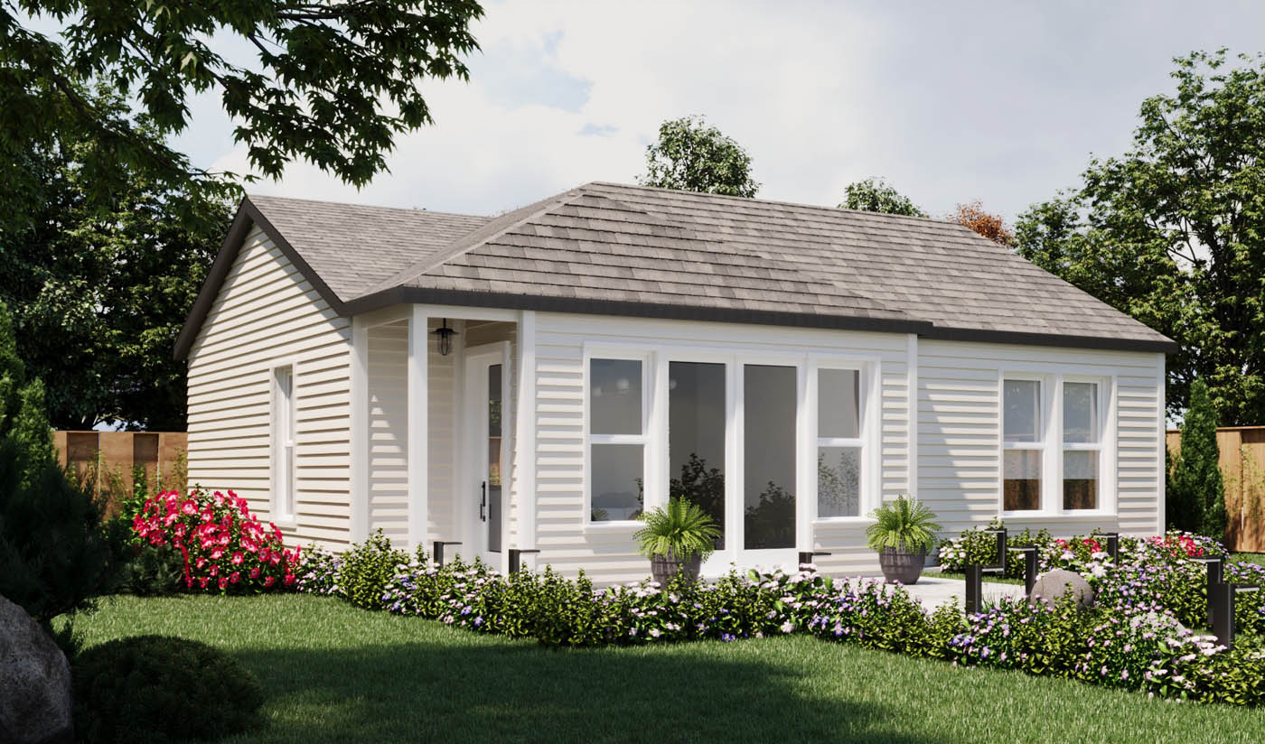 Anchored Tiny Homes of Southern New Hampshire model C-1003 exterior 1.