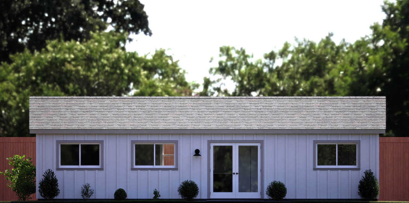 Anchored Tiny Homes of North Dallas model C-535 exterior 2.