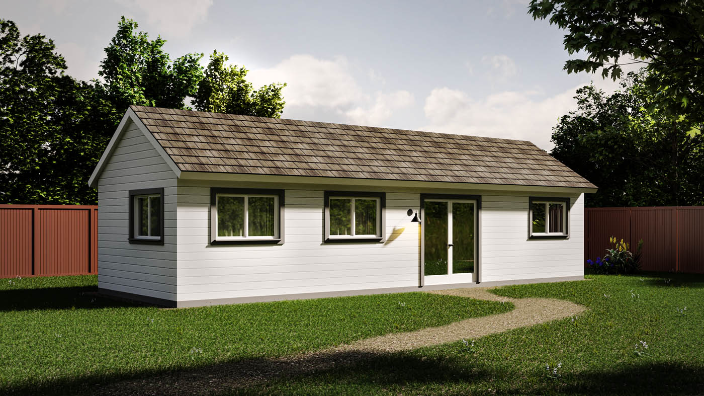 Anchored Tiny Homes of Southern New Hampshire model C-535 exterior 1.