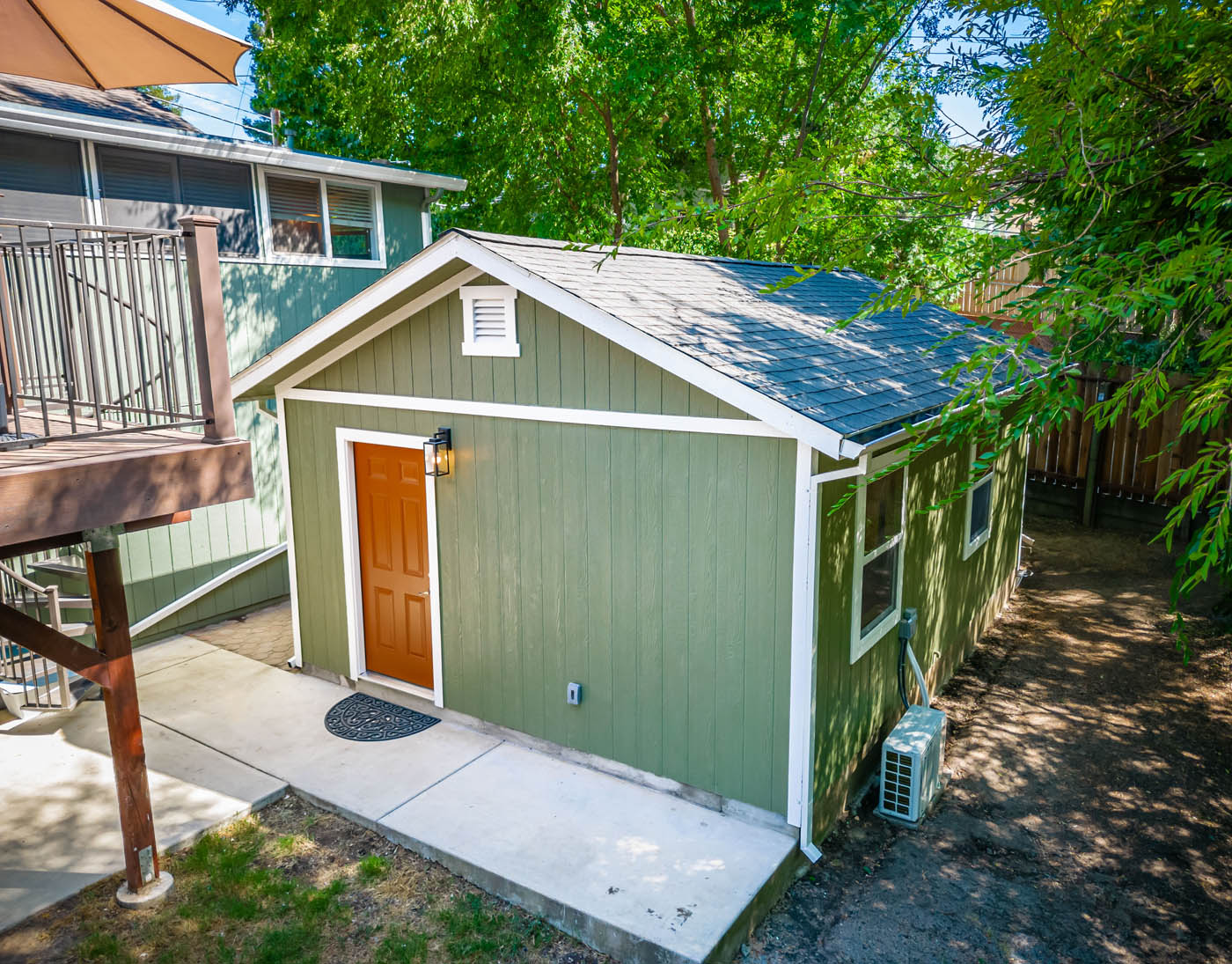 352 square foot garage adu in Fair Oaks California.